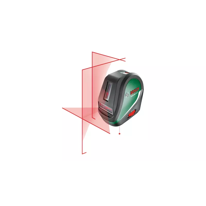 Bosch UniversalLevel 3 Set 0603663905 ristiviivalaser, punaiset viivat, 10 m, vihreä/musta