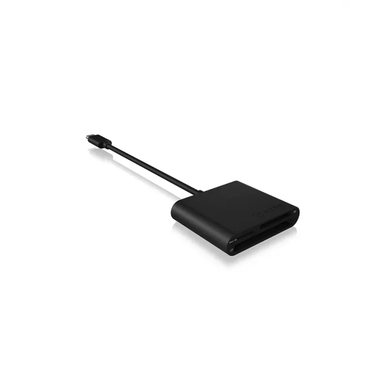 ICY BOX IB-CR301-C3 kortinlukija USB 3.2 Gen 1 (3.1 Gen 1) Type-C musta