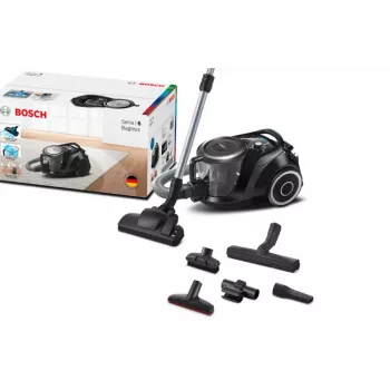 Bosch Serie 6 BGC41XSIL pölynimuri 2,4 L sylinteripölynimuri kuiva 700 W pussiton