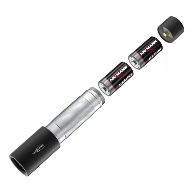 Yleis-taskulamppu Ansmann Daily Use 300B musta hopea LED 5W IPX4