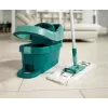 Siivousjärjestelmän ämpäri Leifheit 55076 — ergonominen puristin, suuri tilavuus, vihreä