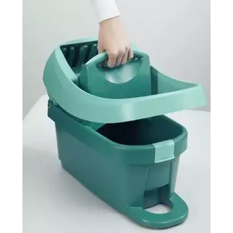 Siivousjärjestelmän ämpäri Leifheit 55076 — ergonominen puristin, suuri tilavuus, vihreä