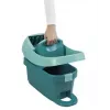 Siivousjärjestelmän ämpäri Leifheit 55076 — ergonominen puristin, suuri tilavuus, vihreä