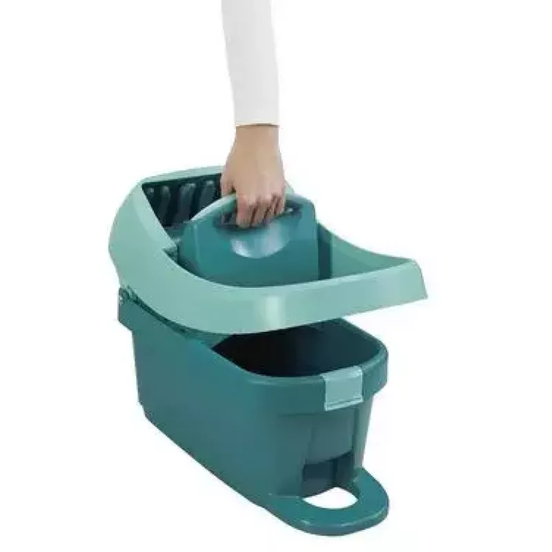 Siivousjärjestelmän ämpäri Leifheit 55076 — ergonominen puristin, suuri tilavuus, vihreä