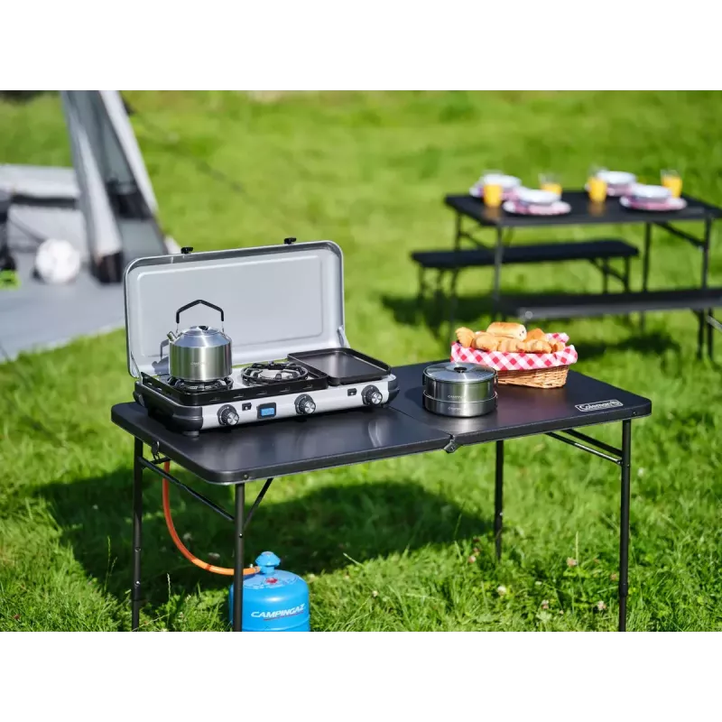 Nestemäisen polttoaineen keitin Campingaz 2 MULTI COOK, 2 keittoaluetta, manuaalinen säätö