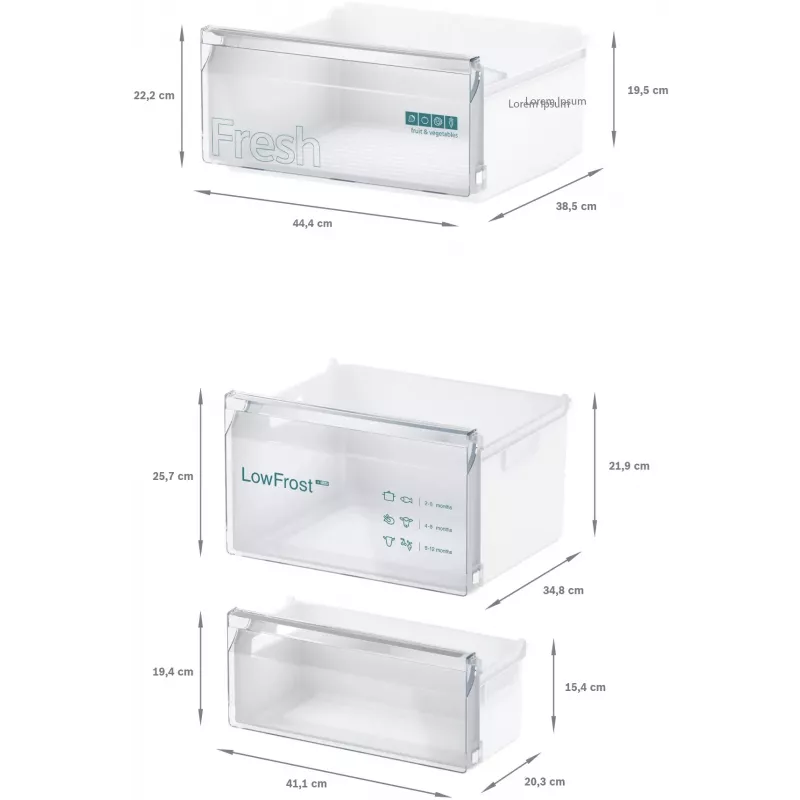 Siemens iQ100 KI87VNSE0 jääkaappipakastin, 270 l (200 l + 70 l), energialuokka E