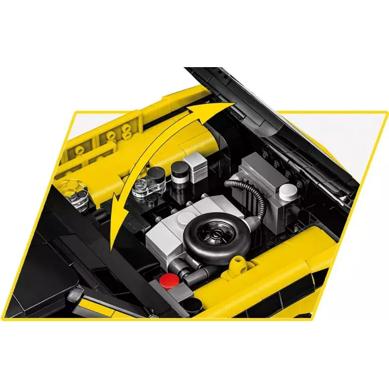 Rakennuslelu Cobi Opel Manta A 1970 malli mittakaavassa 1:12, rakennussarja