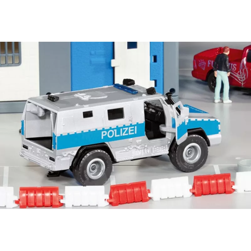 Siku Rheinmetall MAN Survivor R poliisiautomalli valmiiksi koottu 1:50