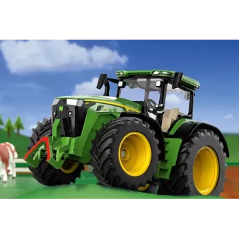 Traktori Siku John Deere 8R 370 musta vihreä keltainen