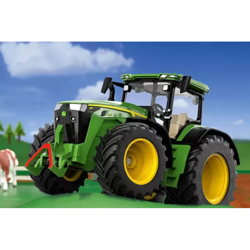 Traktori Siku John Deere 8R 370 musta vihreä keltainen