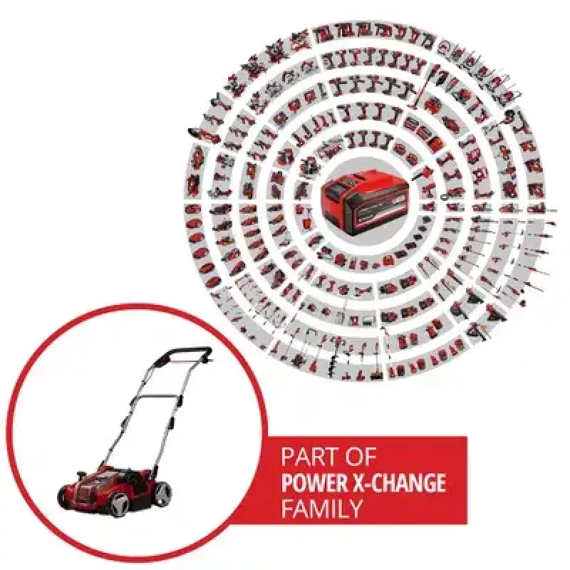 Einhell GE-SC 36/35 Li - Solo ilmastointilaite, 35 cm työleveys