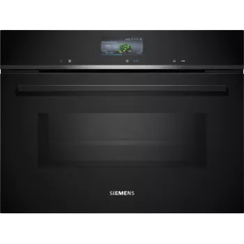 Siemens iQ700 CM776GKB1 uuni 45 L 900 W musta, ruostumaton teräs