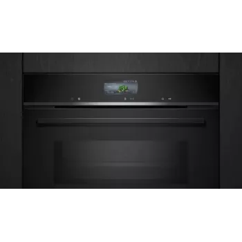 Siemens iQ700 CM776GKB1 uuni 45 L 900 W musta, ruostumaton teräs