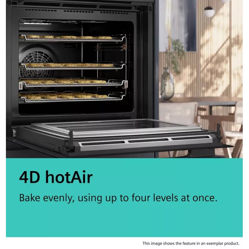 Siemens iQ700 CM776GKB1 uuni 45 L 900 W musta, ruostumaton teräs