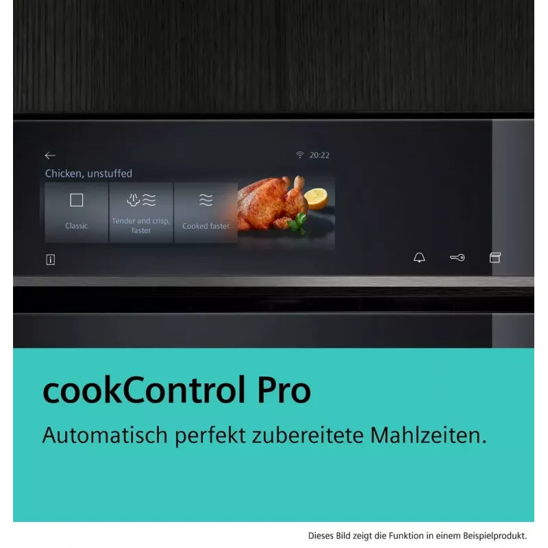 Siemens iQ700 CM776GKB1 uuni 45 L 900 W musta, ruostumaton teräs