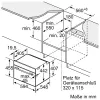 Siemens iQ700 CM776GKB1 uuni 45 L 900 W musta, ruostumaton teräs