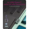 ICY BOX IB-HUB1454-C31 USB 3.2 Gen 1 (3.1 Gen 1) Type-C 10000 Mbit/s sininen, harmaa