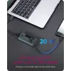 ICY BOX IB-HUB1454-C31 USB 3.2 Gen 1 (3.1 Gen 1) Type-C 10000 Mbit/s sininen, harmaa