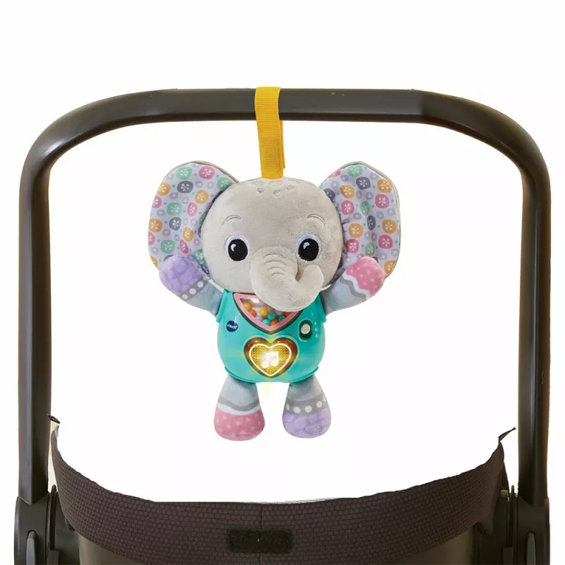 Leluhahmo VTech Melody Elephant 80-566704 — pedagoginen äänilelu värikkäällä muotoilulla