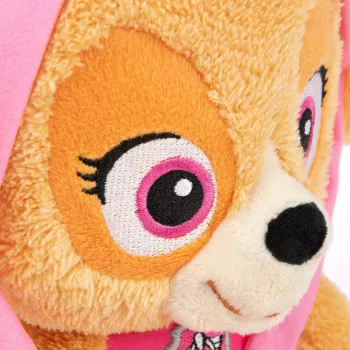 PAW Patrol GUND virallinen Skye Take Along Buddy pehmolelu, premium-pehmolelu yli 1-vuotiaille lapsille, vaaleanpunainen/ruskea, 33 cm