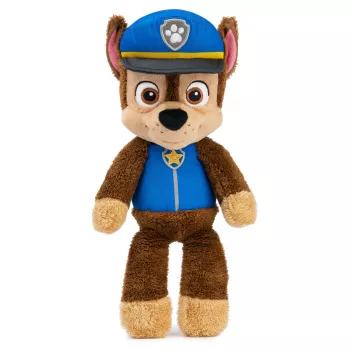 PAW Patrol GUND virallinen Chase Take Along Buddy pehmolelu, premium-pehmolelu yli 1-vuotiaille lapsille, sininen/ruskea, 33 cm