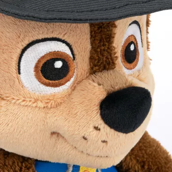 PAW Patrol GUND virallinen Chase Take Along Buddy pehmolelu, premium-pehmolelu yli 1-vuotiaille lapsille, sininen/ruskea, 33 cm
