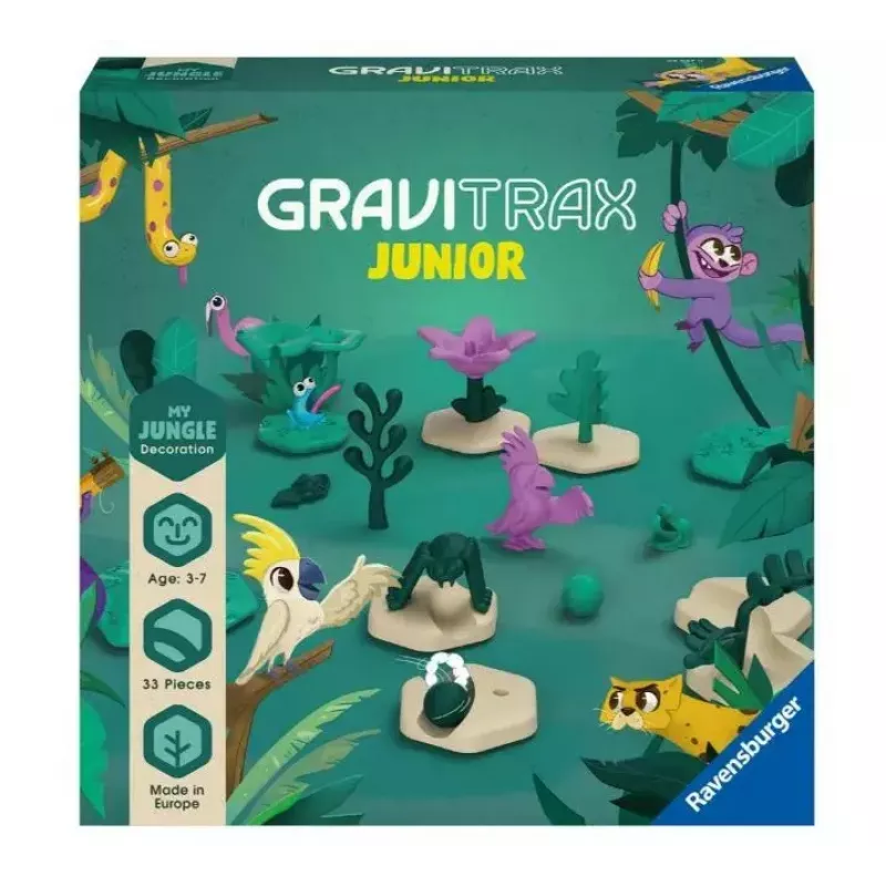Lautapeli Ravensburger GraviTrax Junior (malli 23747) — yli 3-vuotiaille lapsille