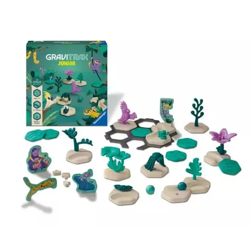 Lautapeli Ravensburger GraviTrax Junior (malli 23747) — yli 3-vuotiaille lapsille