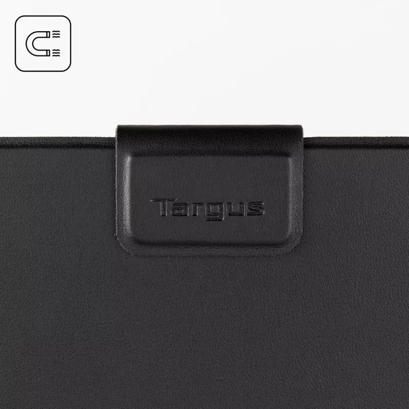 Targus SafeFit Rotating Universal THZ643GL läppäkotelo 7–8 tuuman tableteille, polyuretaani, magneettisulkimella, musta