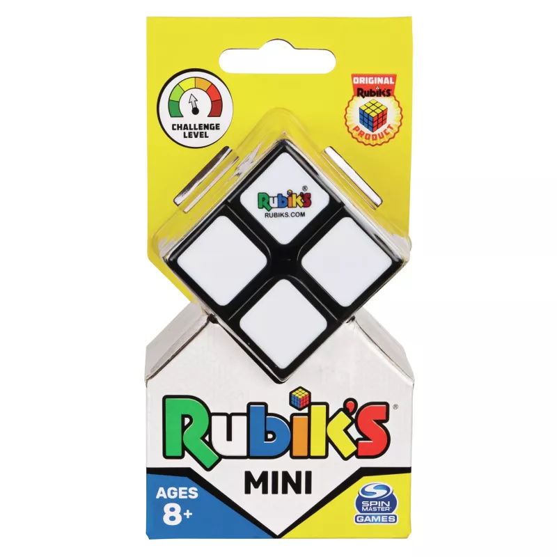 Rubik's Mini 2x2, 2x2 klassinen värien yhdistelypulma, taskukoko, haastava lelu, pakkaus voi vaihdella