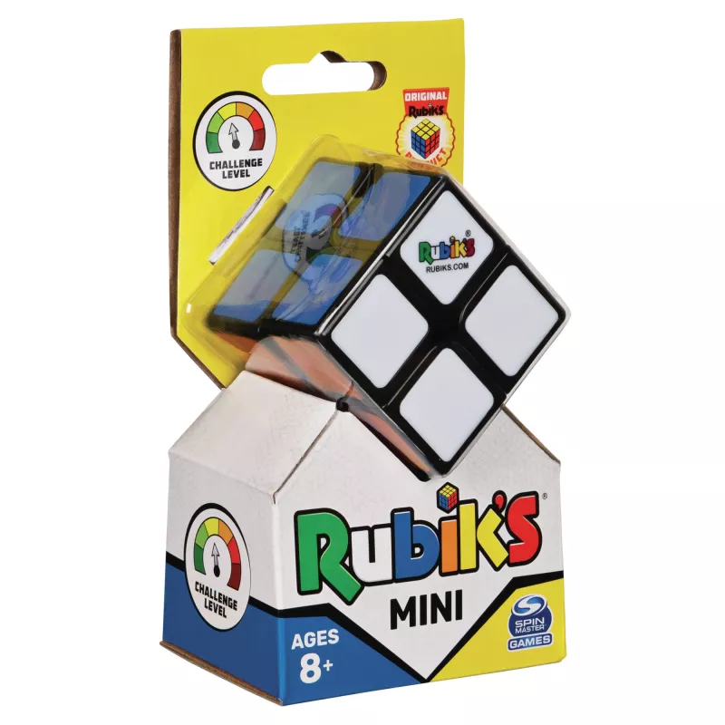 Rubik's Mini 2x2, 2x2 klassinen värien yhdistelypulma, taskukoko, haastava lelu, pakkaus voi vaihdella