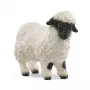 schleich Walliser Schwarznasenschaf, 3 vuotta, maatila, maatilan eläimet / maatilalelu, musta, valkoinen, muovi