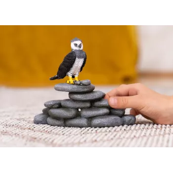 schleich WILD LIFE harpyija, 3 vuotta, metsä, villieläimet / seikkailulelu, musta, valkoinen, keltainen, muovi