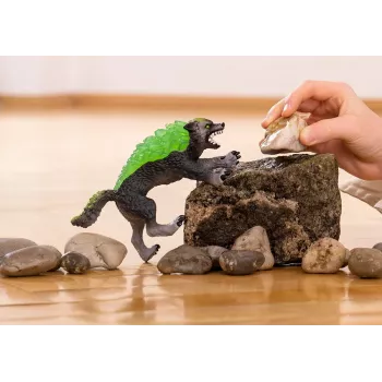 Hahmo Schleich ELDRADOR CREATURES graniittisusi malli 70153, ikä 7+, vihreä/harmaa