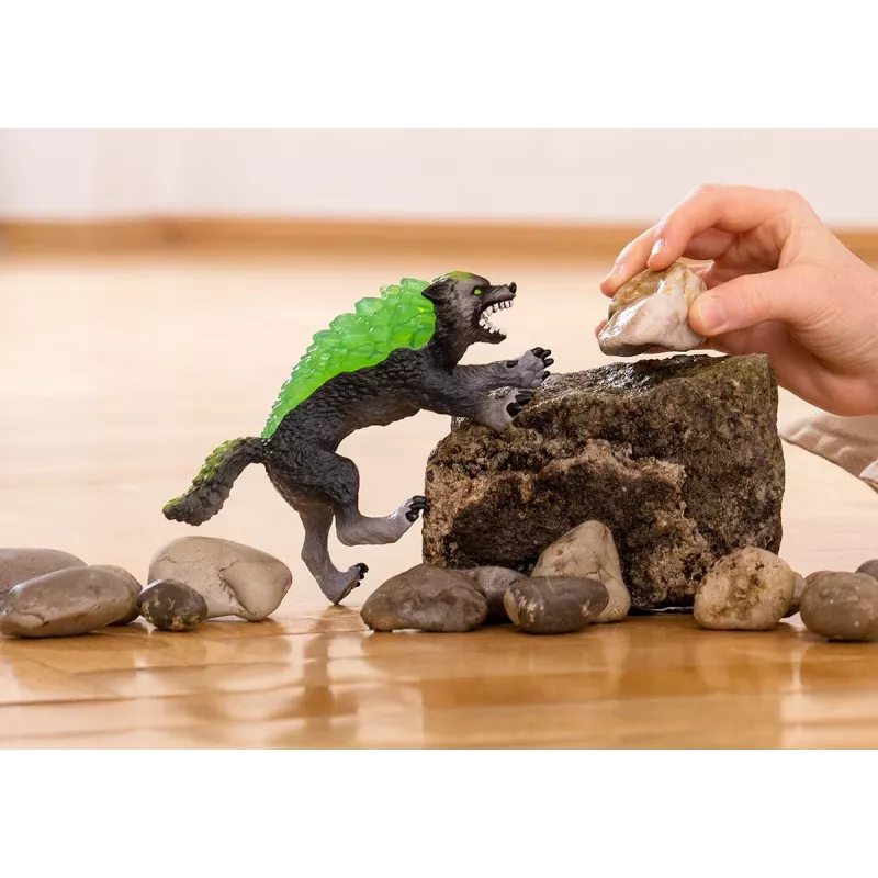 Hahmo Schleich ELDRADOR CREATURES graniittisusi malli 70153, ikä 7+, vihreä/harmaa