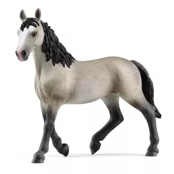schleich HORSE CLUB Selle Français -tamma, 5 vuotta, hevoset, musta, harmaa, muovi