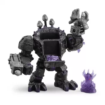 schleich ELDRADOR CREATURES Shadow Master -robotti ja miniolento musta