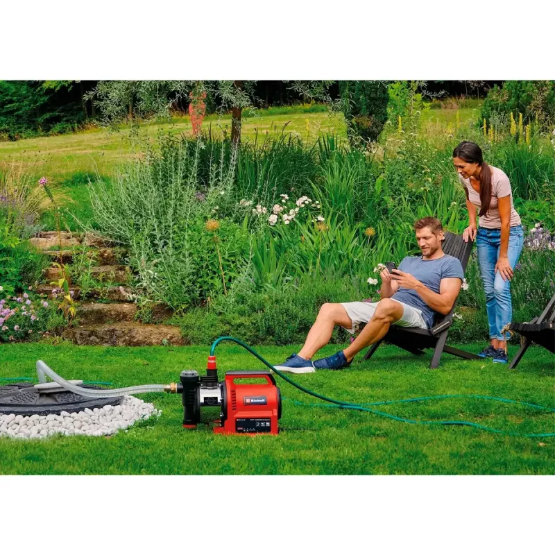 Vesipumppu EINHELL GE-AW 1144 SMART — 1100 W, sovellusohjaus, puutarhakastelu ja vedensiirto