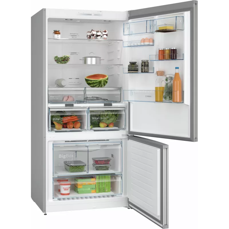 Bosch Serie 4 KGN86VIEA jää-pakastinyhdistelmä vapaasti seisova 631 l ruostumaton teräs