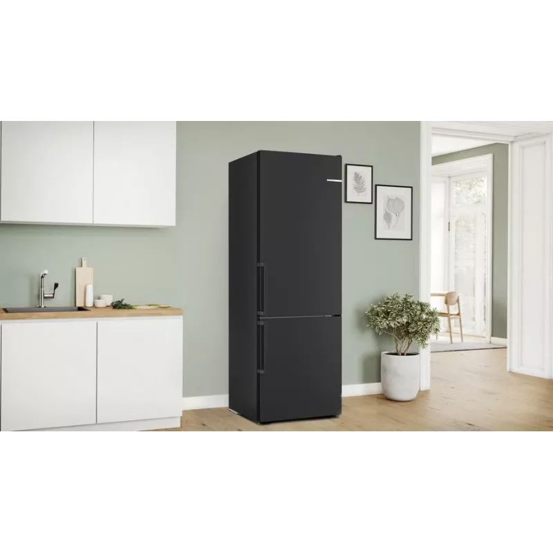 Bosch Serie 4 KGN49VXCT jää-pakastinyhdistelmä vapaasti seisova 440 l ruostumaton teräs