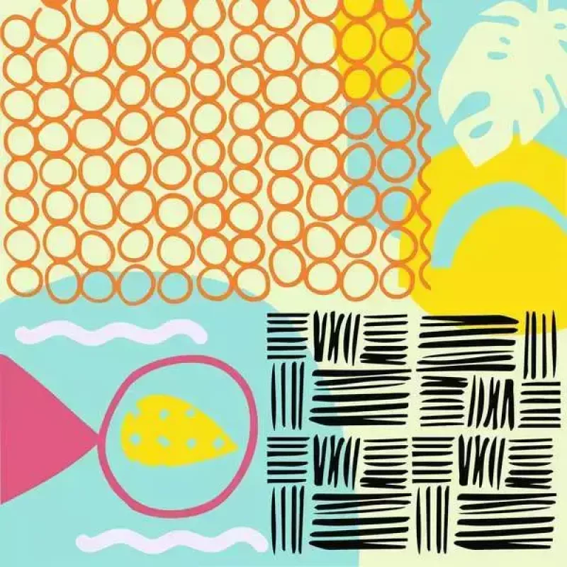 Värisarja Ravensburger CreArt Funky Shapes – maalaussarja luoviin taideprojekteihin