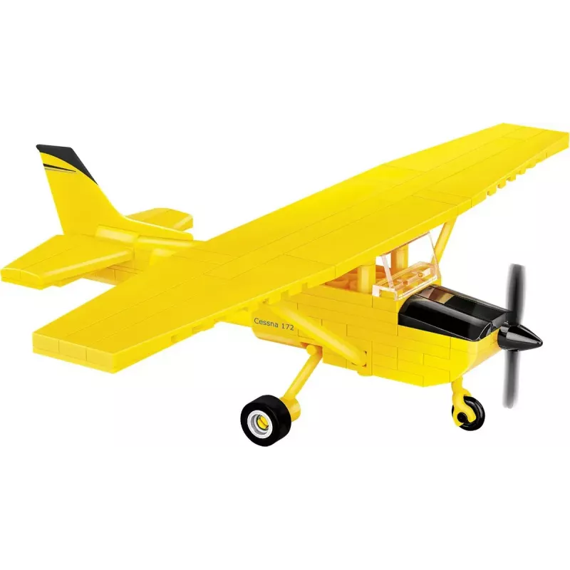 Rakennuslelut Cobi Cessna 172 Skyhawk keltainen malli 26621 – mittakaavainen rakennussarja