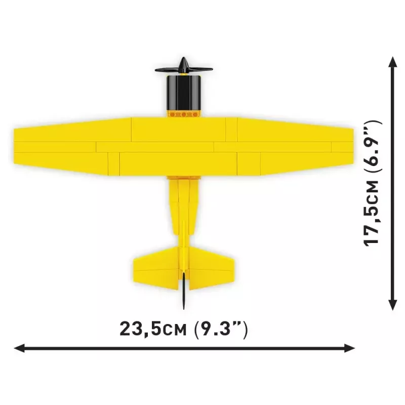 Rakennuslelut Cobi Cessna 172 Skyhawk keltainen malli 26621 – mittakaavainen rakennussarja
