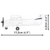 Rakennuslelut Cobi Cessna 172 Skyhawk valkoinen rakennussarja