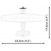 Rakennuslelut Cobi Cessna 172 Skyhawk valkoinen rakennussarja