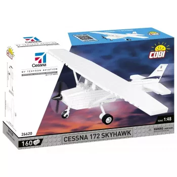 Rakennuslelut Cobi Cessna 172 Skyhawk valkoinen rakennussarja