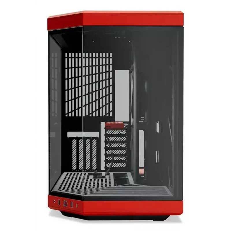 PC-kotelo HYTE Y70 Midi Tower musta, punainen