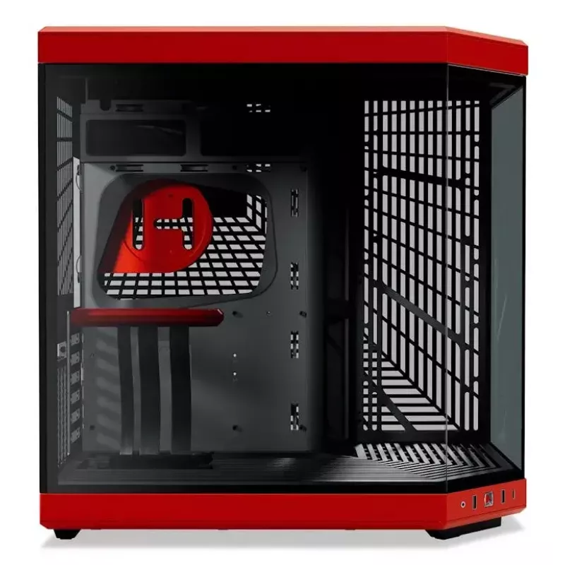 PC-kotelo HYTE Y70 Midi Tower musta, punainen