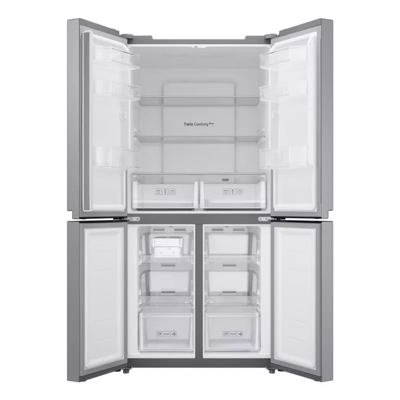 Samsung RF48A400EM9 Side-by-Side-jääkaappi vapaasti seisova 488 L hopea