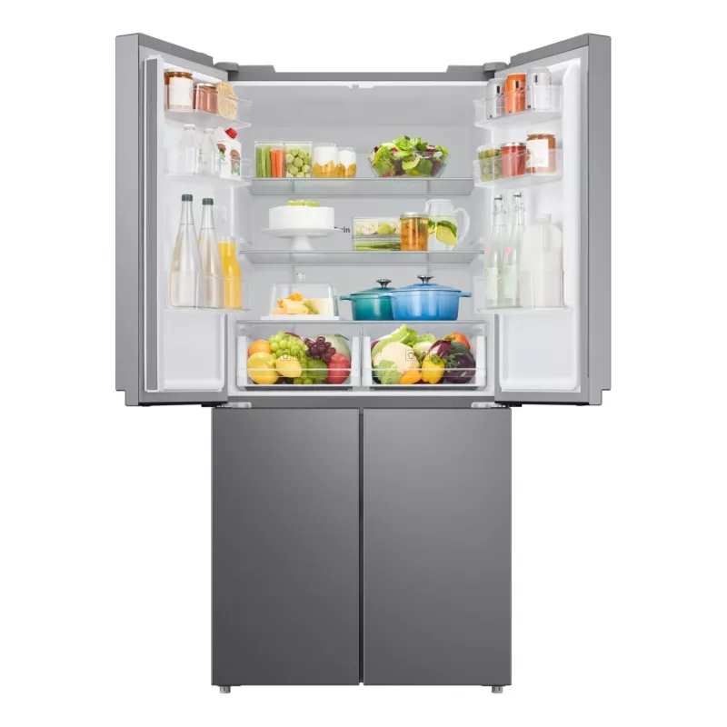 Samsung RF48A400EM9 Side-by-Side-jääkaappi vapaasti seisova 488 L hopea